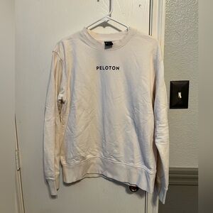 Peloton Multicolor Logo Cream Sweatshirt